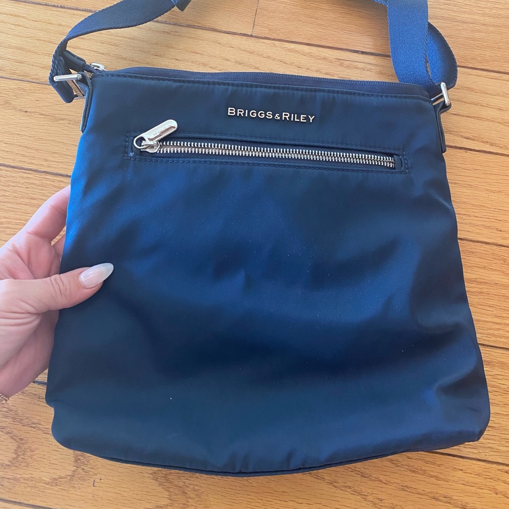 Briggs & Riley Rhapsody Crossbody Bag Navy Blue Water Resistant